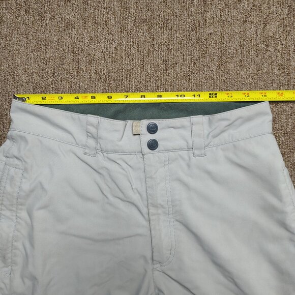 BURTON Snowboard Pants Women M Gray BIOLITE Insulated Straight Leg Distressed - Picture 5 of 8